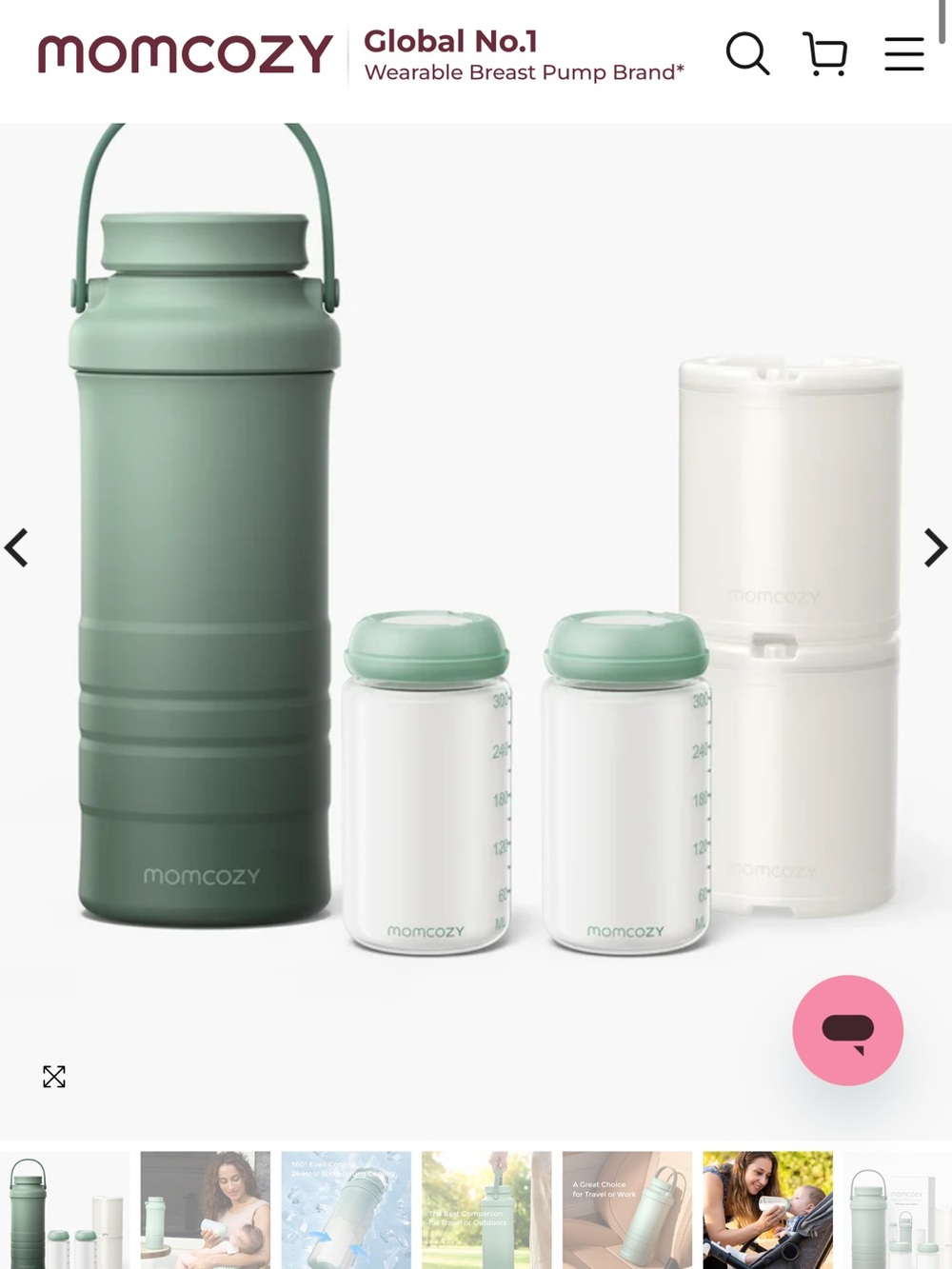 Momcozy portable milk cooler